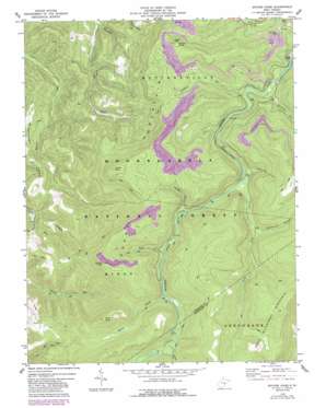 Snyder Knob USGS topographic map 38079e8