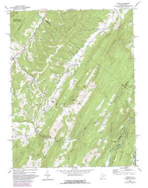 Upper Tract USGS topographic map 38079g2