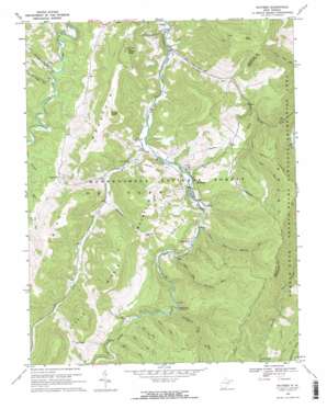 Whitmer USGS topographic map 38079g5