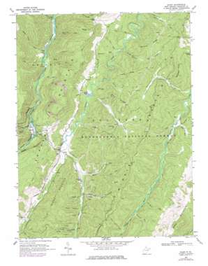 Glady USGS topographic map 38079g6