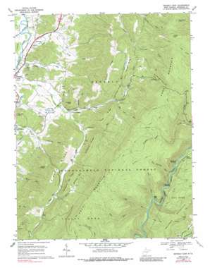 Beverly East USGS topographic map 38079g7