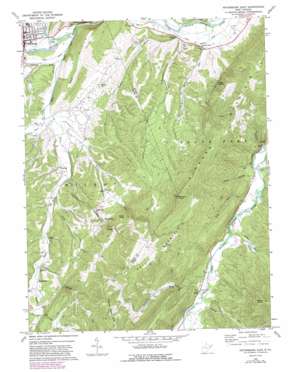 Petersburg West USGS topographic map 38079h1