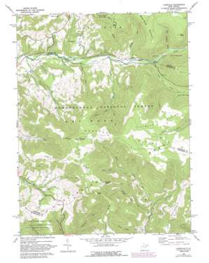 Laneville USGS topographic map 38079h4