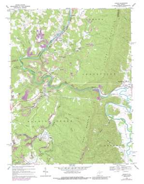 Junior USGS topographic map 38079h8