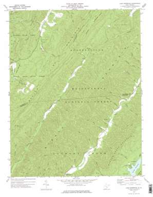 Lake Sherwood topo map