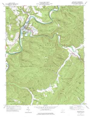 Marlinton USGS topographic map 38080b1