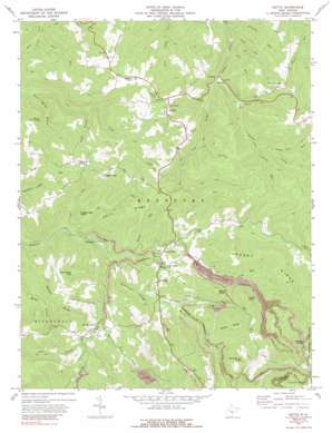 Craigsville USGS topographic map 38080b6