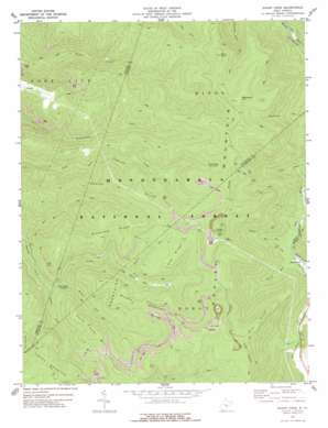 Sharp Knob USGS topographic map 38080d2
