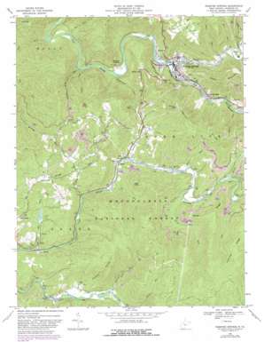 Webster Springs USGS topographic map 38080d4