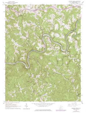 Strange Creek USGS topographic map 38080e8