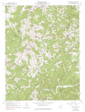 Walkersville USGS topographic map 38080g4