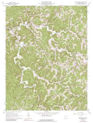 Normantown USGS topographic map 38080g8