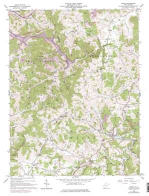 Adrian USGS topographic map 38080h3