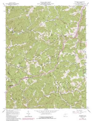 Peterson USGS topographic map 38080h5