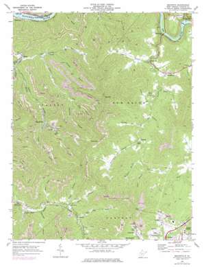 Beckwith USGS topographic map 38081a2
