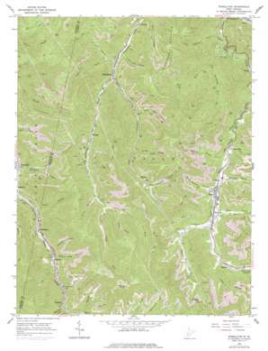 Powellton USGS topographic map 38081a3