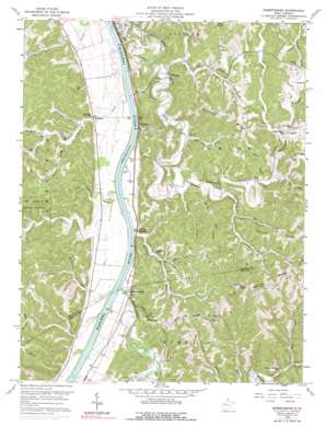 Robertsburg USGS topographic map 38081f8