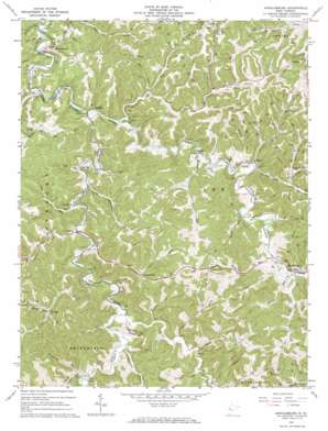 Arnoldsburg USGS topographic map 38081g2