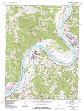 Ravenswood USGS topographic map 38081h7