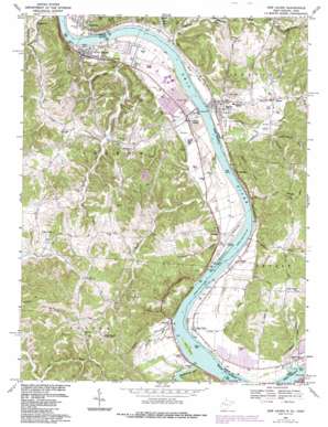 New Haven USGS topographic map 38081h8