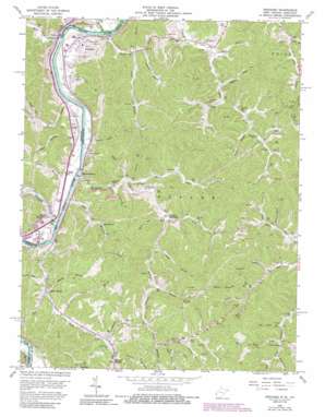 Prichard USGS topographic map 38082b5