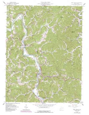 West Hamlin USGS topographic map 38082c2