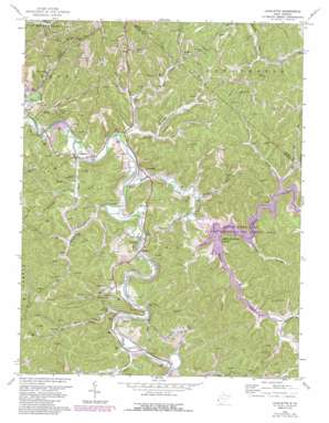 Lavalette USGS topographic map 38082c4