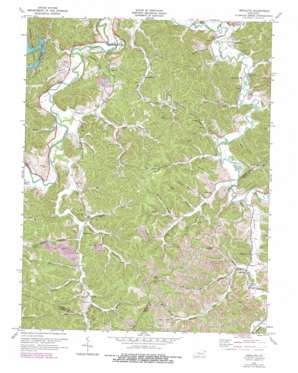 Argillite USGS topographic map 38082d7