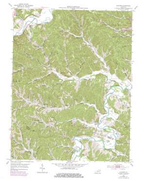 Oldtown USGS topographic map 38082d8