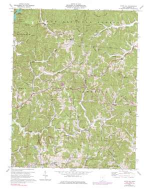 Kitts Hill topo map