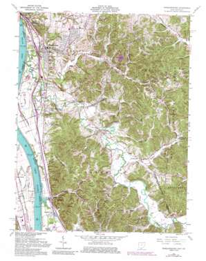 Wheelersburg USGS topographic map 38082f7