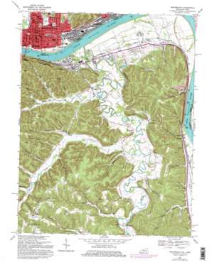 Portsmouth USGS topographic map 38082f8
