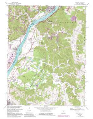Cheshire USGS topographic map 38082h1