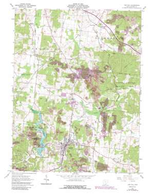 Oak Hill USGS topographic map 38082h5