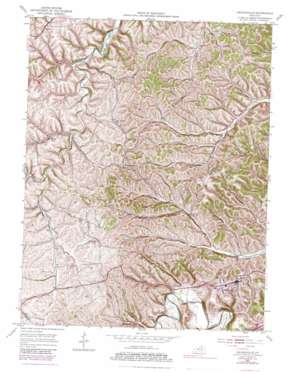 Owingsville USGS topographic map 38083b7