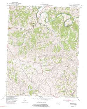 Moorefield topo map