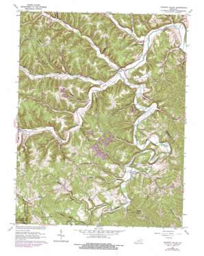 Tygarts Valley USGS topographic map 38083d1