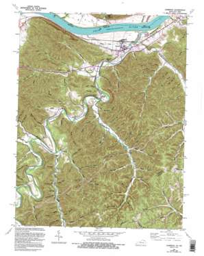 Garrison USGS topographic map 38083e2