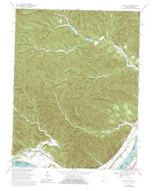 Pond Run USGS topographic map 38083f2