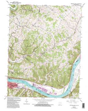 Maysville East USGS topographic map 38083f6