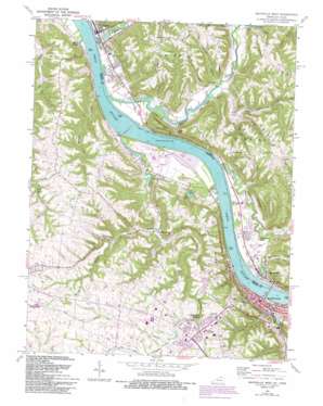 Maysville West USGS topographic map 38083f7