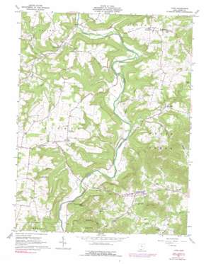 Lynx USGS topographic map 38083g4