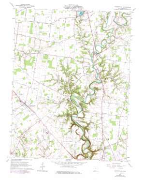 Hamersville USGS topographic map 38083h8