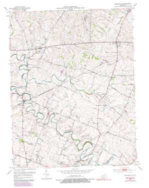 Centerville topo map