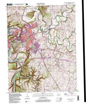 Frankfort East topo map