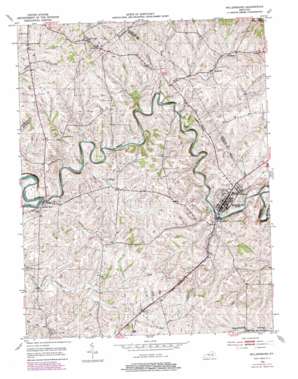 Millersburg topo map
