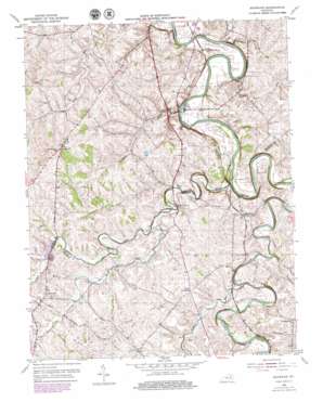 Shawhan USGS topographic map 38084c3