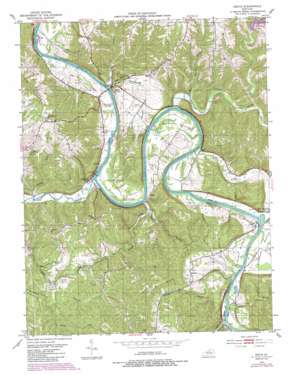 Gratz USGS topographic map 38084d8