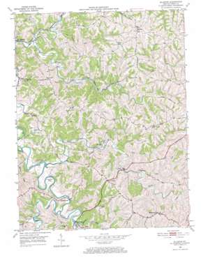 Elliston USGS topographic map 38084f6