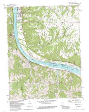 Moscow USGS topographic map 38084g2